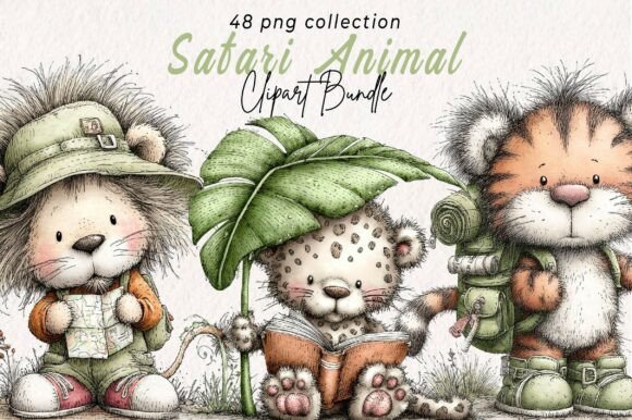 Download Whimsical Safari Clipart Bundle - Whimsical Collection