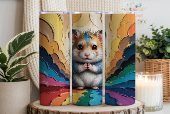 Download Whimsical Animal Art Painting Tumbler - Whimsical Collection