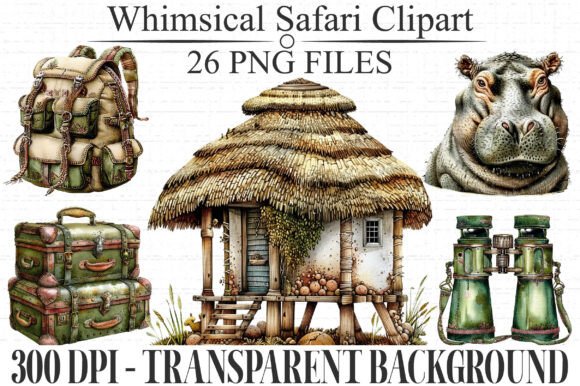 Download Whimsical Safari Clipart Bundle - Whimsical Collection