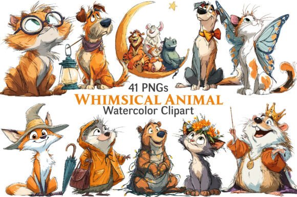 Download Whimsical Animal Clipart - Whimsical Collection