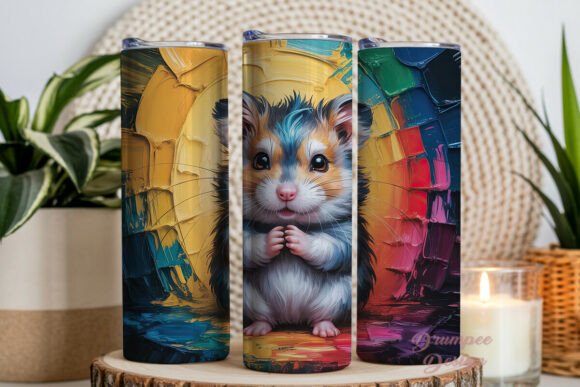 Download Whimsical Animal Art Painting Tumbler - Whimsical Collection