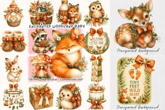 Download Whimsical Enchanted Woodland Animal Baby - Whimsical Collection