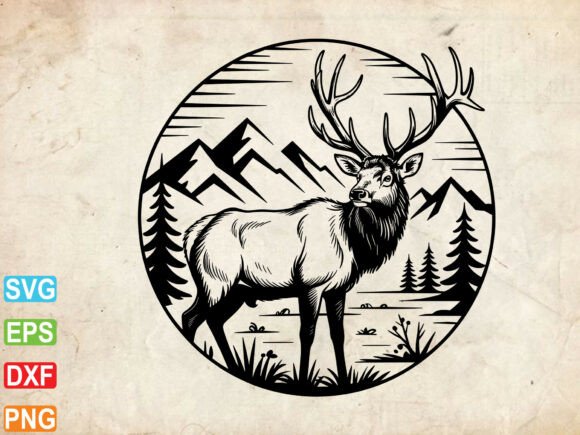 Download Elk SVG, Forest Animal Svg - Forest animal svg Collection