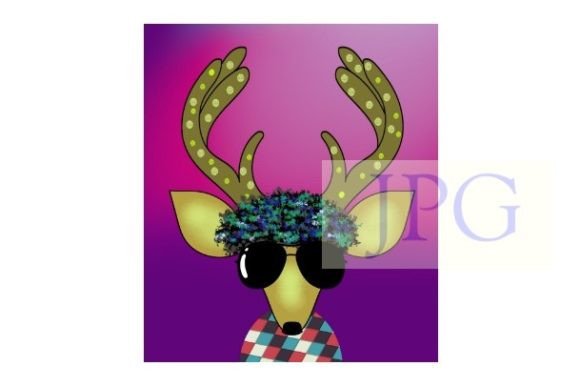 Download Animal Wall Art Whimsical Deer Printable - Whimsical Collection