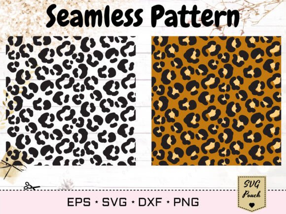 Download Leopard Seamless Pattern SVG - Premium Resources