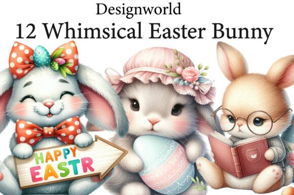 Download Whimsical Easter Bunny Clipart - Whimsical Collection
