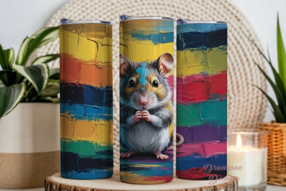 Download Whimsical Animal Art Painting Tumbler - Whimsical Collection