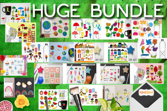 Download Kids Illustration Clipart Bundle - Kids illustration clipart Collection