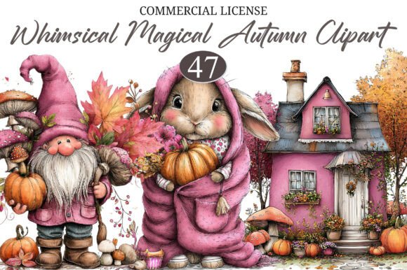 Download Whimsical Magical Autumn Clipart - Whimsical Collection